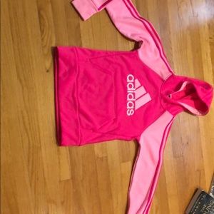pink girls adidas sweatshirt